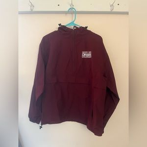 Small Champion windbreaker quarter zip